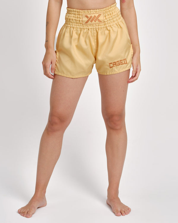 Shorts de Muay Thai Caged Classic – Pêche