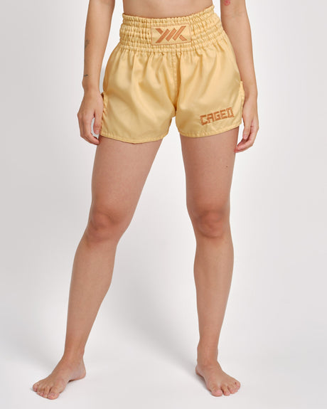 Shorts de Muay Thai Caged Classic – Pêche