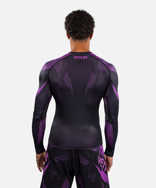 Rashguard Venum No-Gi 6.0 Maniche Lunghe – Nero/Viola