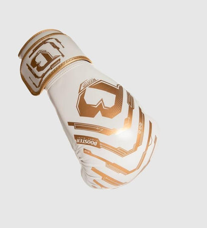 Gants de boxe Booster Elite Kids - Blanc/Doré