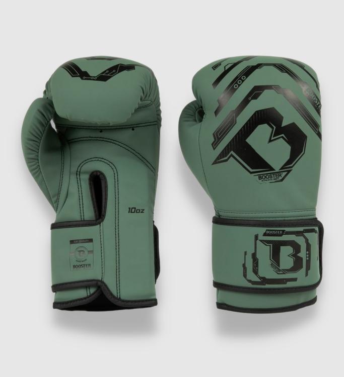 Gants de boxe Booster Elite Kids - Vert/Noir