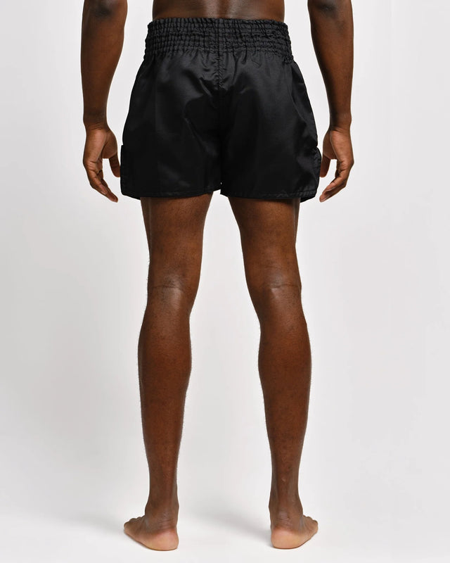 Caged Muay Thai Shorts Classic - Black/Black
