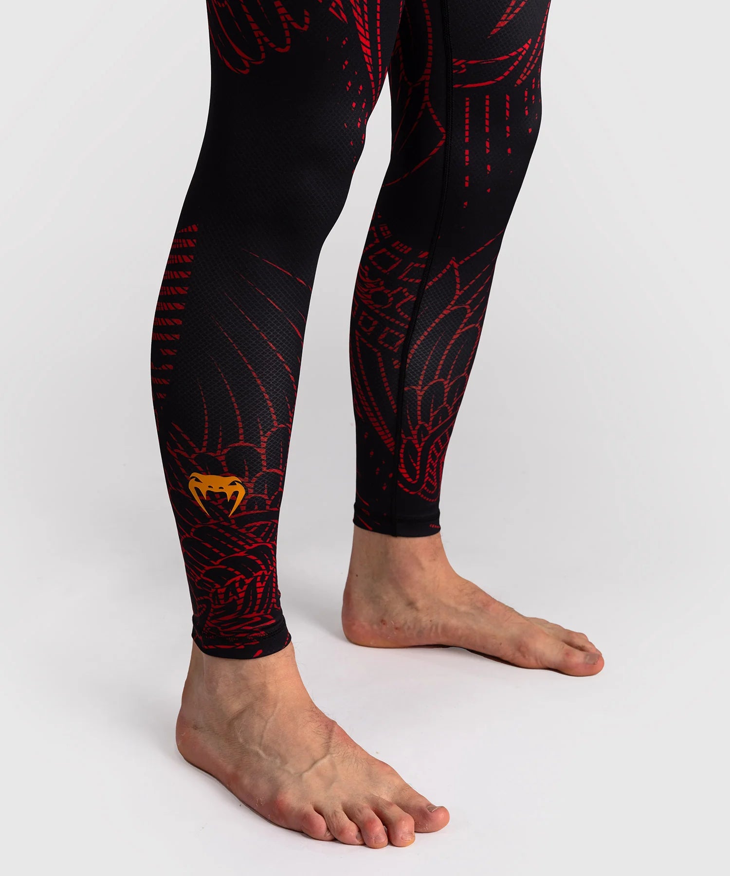 Venum Spats Quetzal Fury - Schwarz/Rot