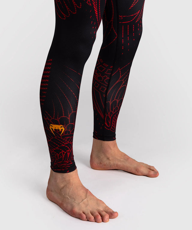 Venum Spats Quetzal Fury - Schwarz/Rot