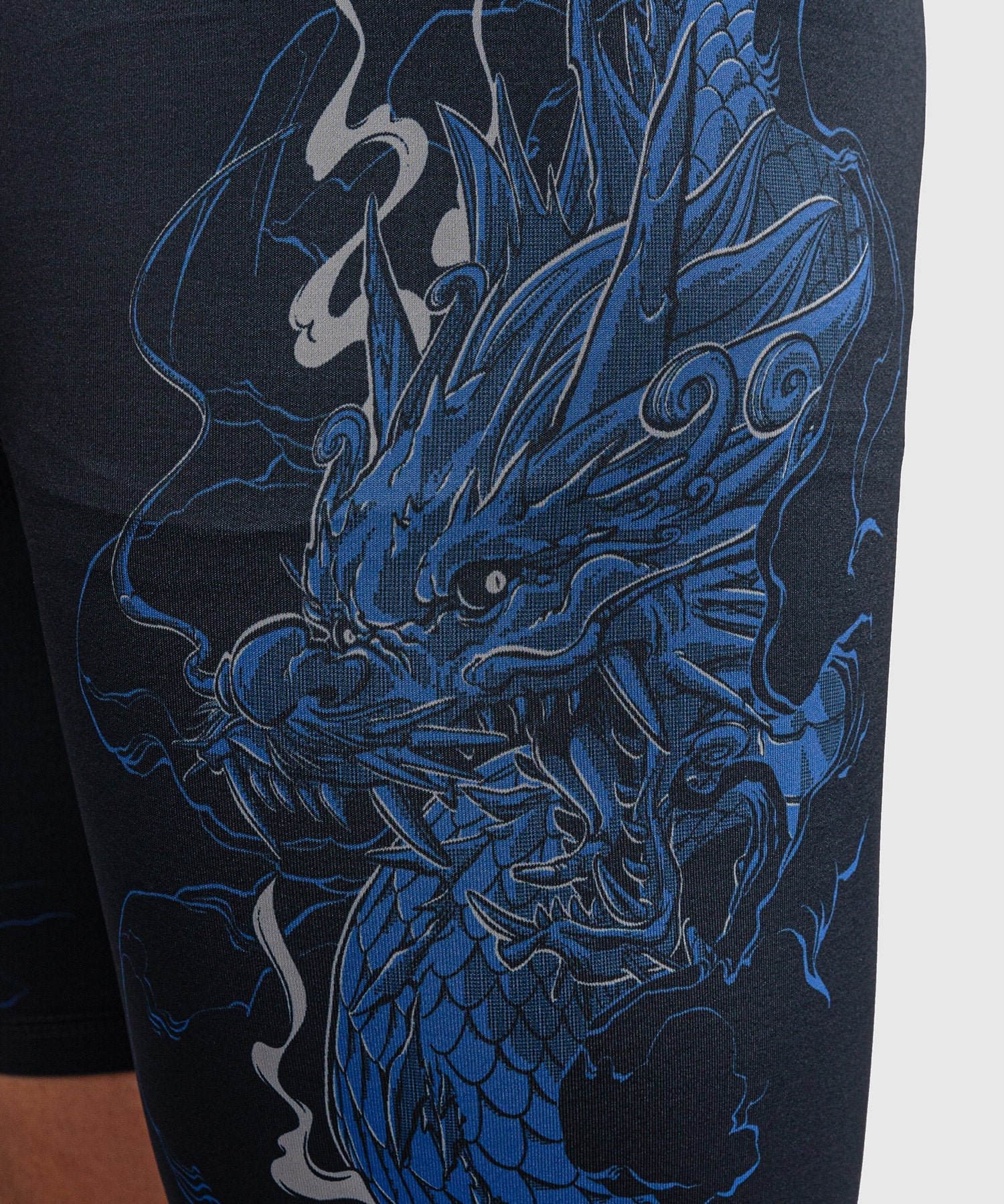 Venum Compression shorts Thunder Dragon – Black/Royal blue