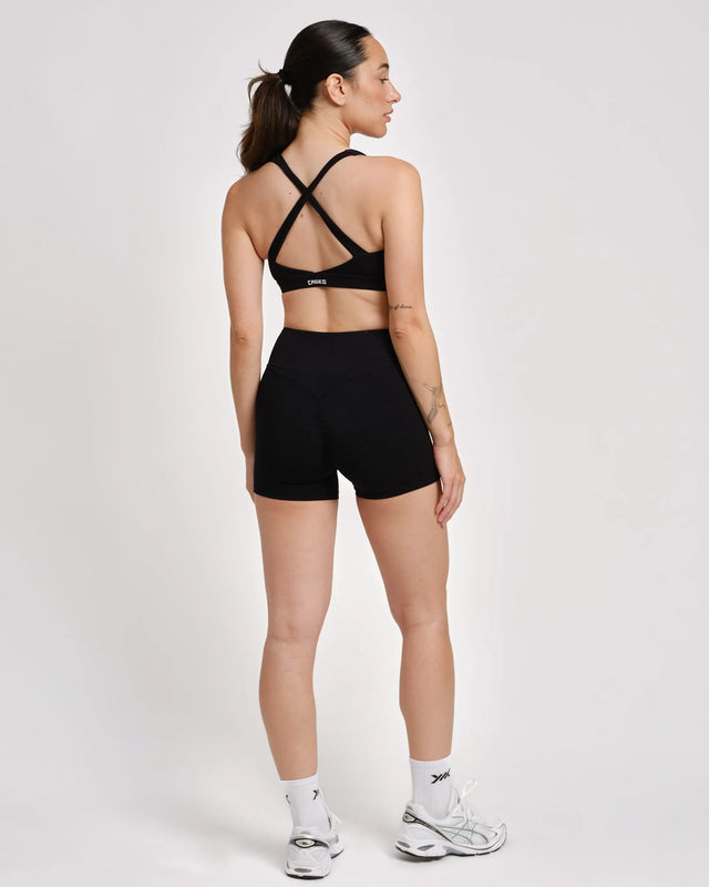 Brassière de sport Caged Essential – Noir