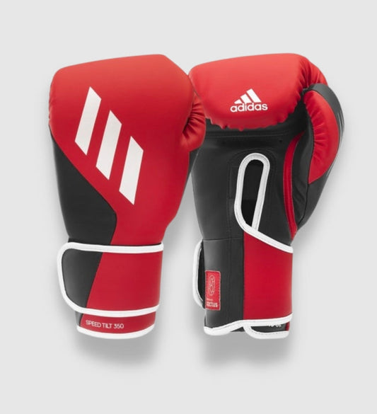 Gants de boxe Adidas Speed TILT 350V Pro - Rouge/Blanc/Noir