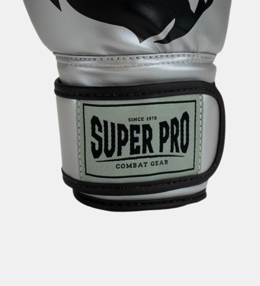 Gants de boxe Super Pro Talent Kids - Argent/Noir