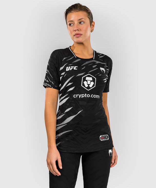 T-shirt UFC Venum Fusion Fight Night – Donna Nero