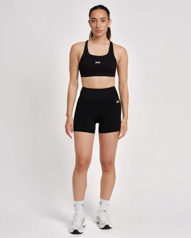 Brassière de sport Caged Essential – Noir