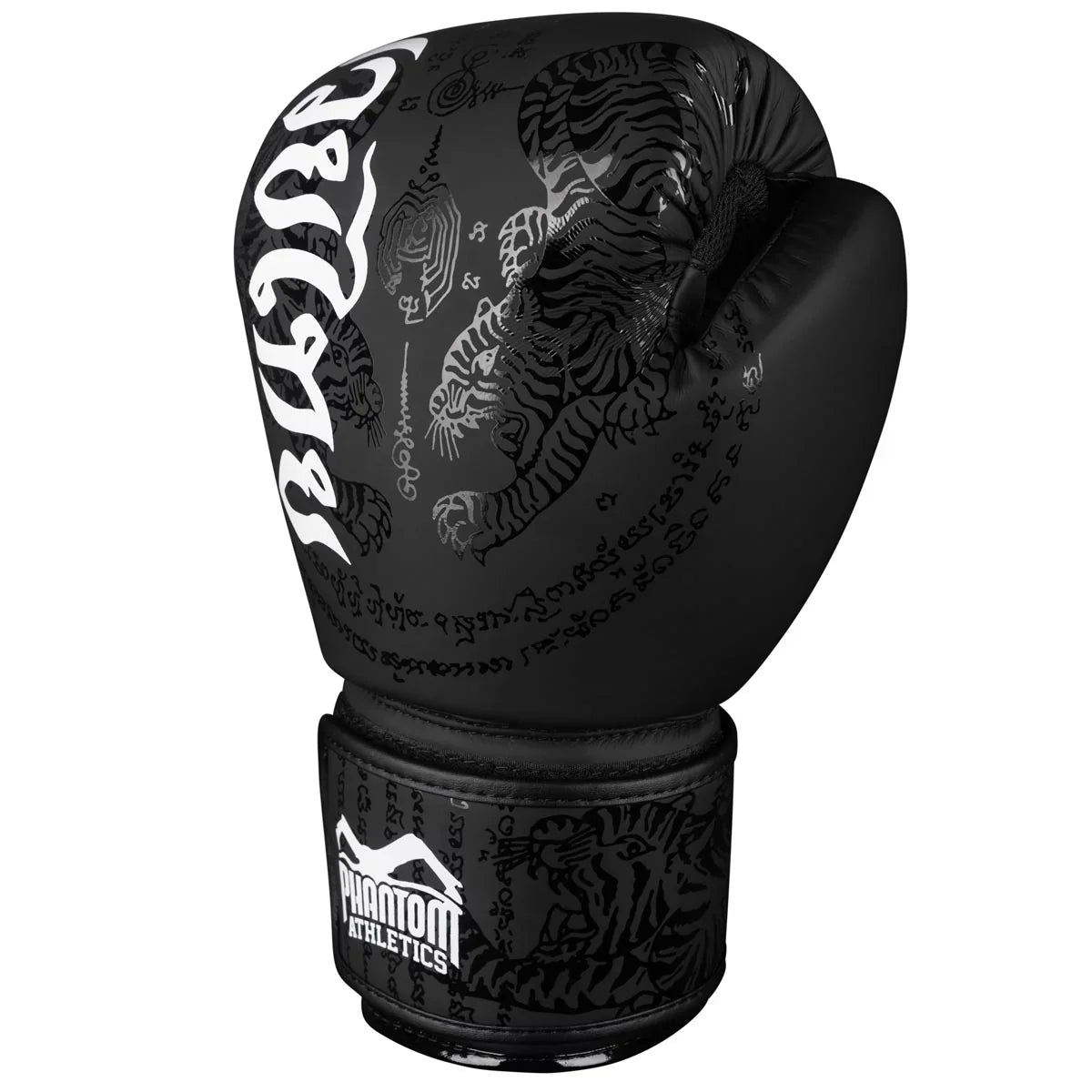 Gants de boxe Phantom Athletics Muay Thai - Noir/Blanc