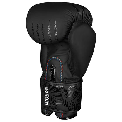 Gants de boxe Phantom Athletics Muay Thai - Noir/Blanc