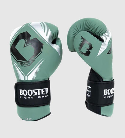 Gants de boxe Booster Bangkok - Vert/Argent/Noir