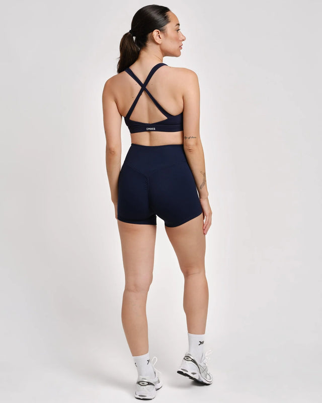 Caged Essential Sport BH - Navy Blauw
