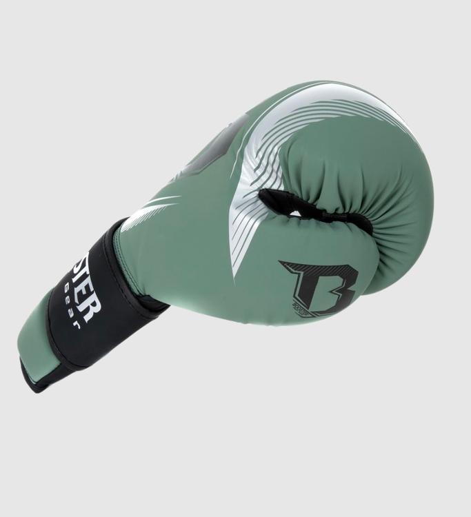 Gants de boxe Booster Bangkok - Vert/Argent/Noir