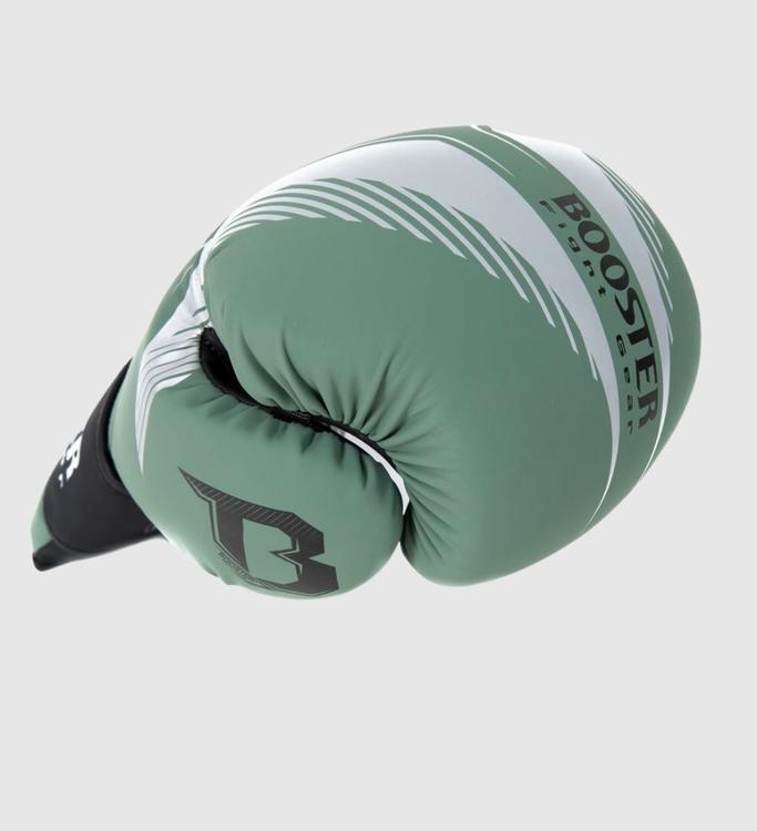 Gants de boxe Booster Bangkok - Vert/Argent/Noir