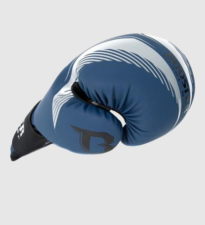 Gants de boxe Booster Bangkok - Bleu/Argent/Noir