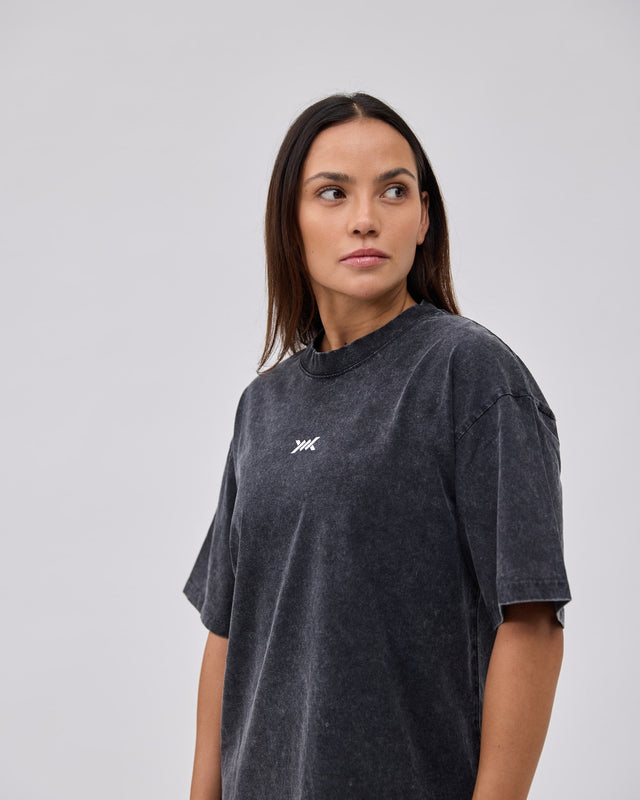 Caged Classic T-shirt - Washed Nero