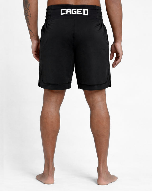 Pantaloncini da boxe Caged Classic – Nero