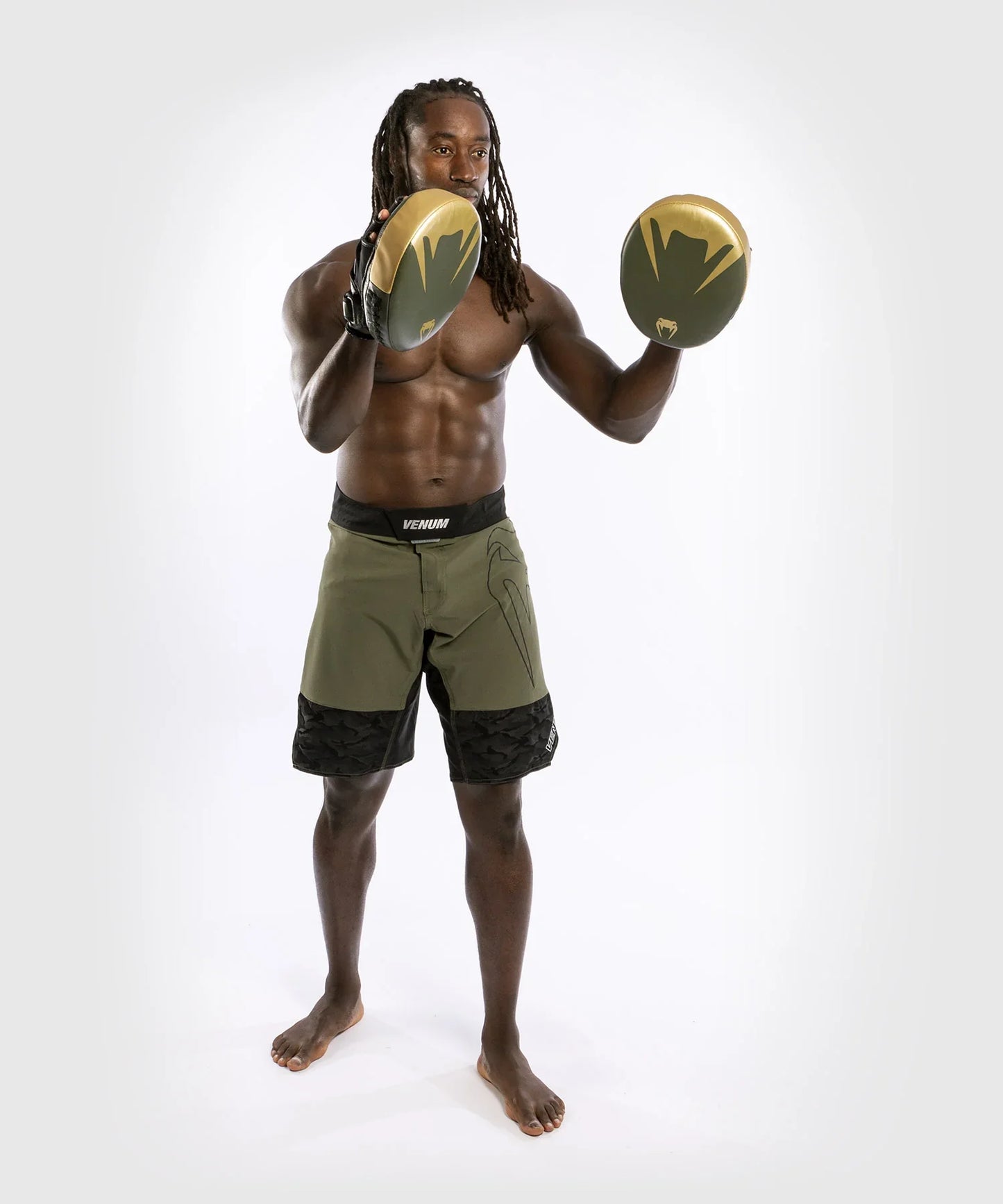 Pao de Boxe Venum Pro Boxing - Vert kaki/Doré
