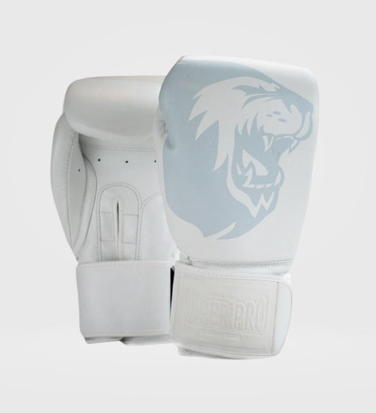 Gants de boxe Super Pro Legend - Blanc/Gris