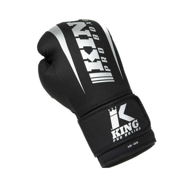 Guantes de boxeo King Pro Boxing Revo – Negro/Plata