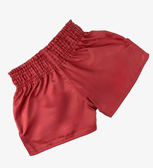 Pantaloncini Muay Thai Caged Classic – Rosso
