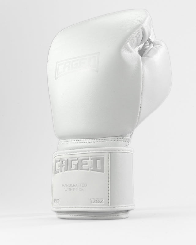 Gants de boxe Caged X Series – Blanc/Blanc