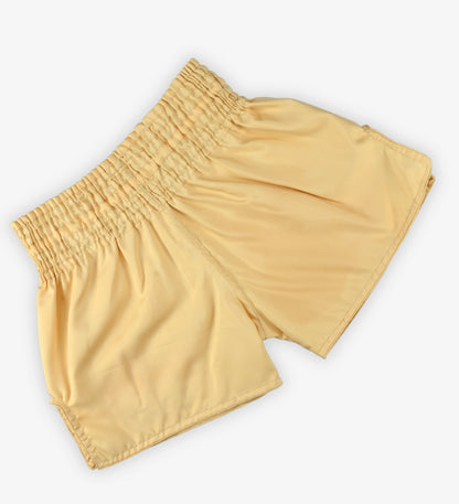 Short de Muay Thai Caged Classic - Jaune