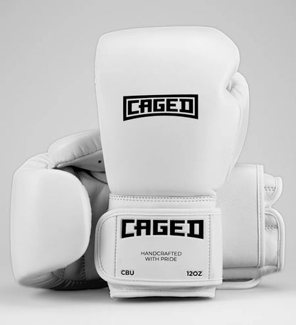 Gants de boxe Caged 'X' Series - Blanc/Noir