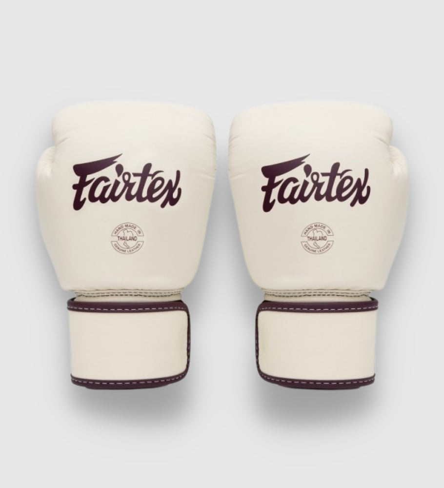 Gants de boxe Fairtex BGV16 - Blanc crème