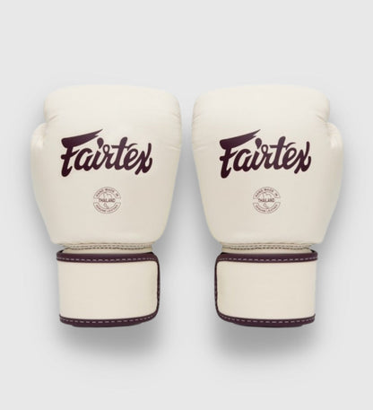 Gants de boxe Fairtex BGV16 - Blanc crème