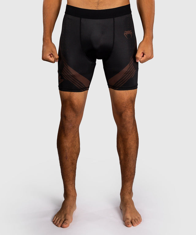 Shorts de compression Venum No-Gi 6.0 – Noir/Marron