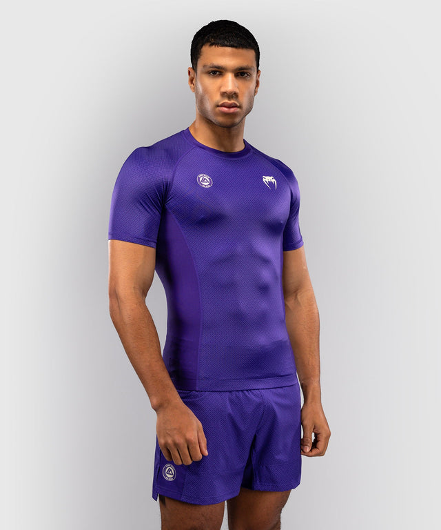 Rashguard Venum x Roger Gracie Academy Maniche Corte – Viola