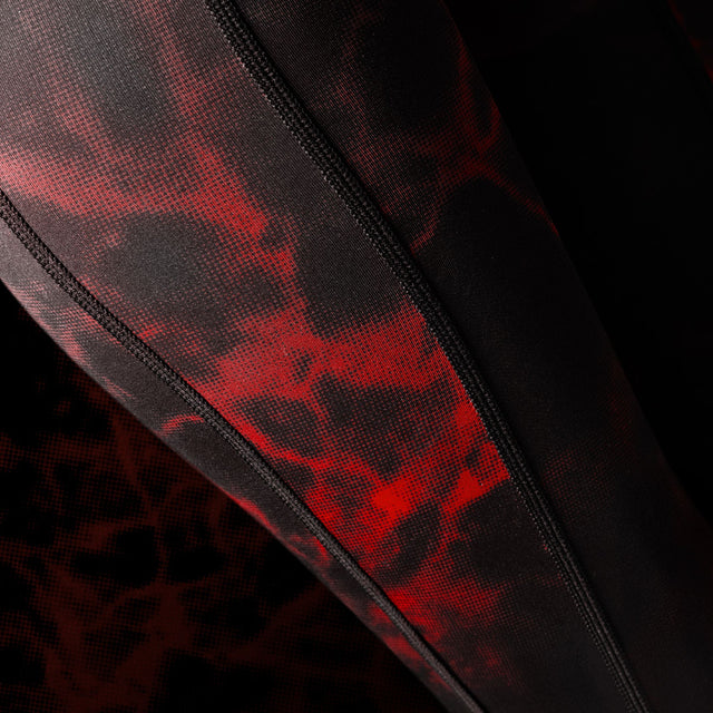 Leggings BJJ Hayabusa x UFC Donna – Nero/Rosso