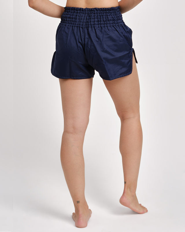 Pantaloncini Muay Thai Caged Classic – Blu Navy