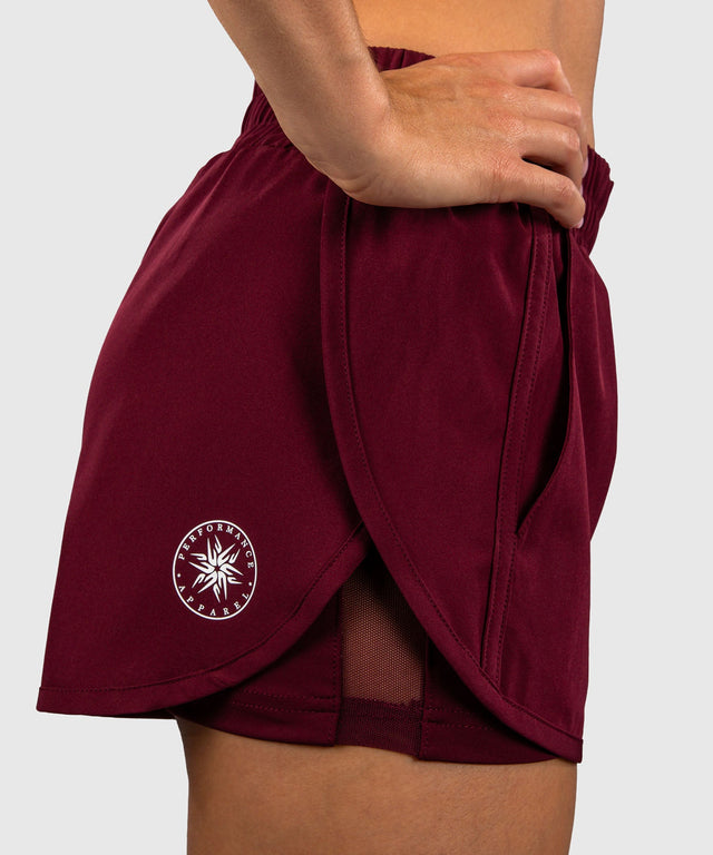 Pantaloncini a compressione Venum Aero XT da donna – Prugna