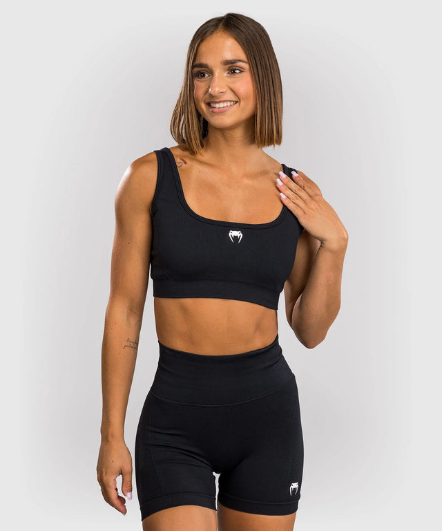Brassière de sport Venum Sculpt Long – Noir/Blanc