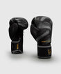 Venum Boxhandschuhe Matupa Schwarz/Grau/Gold – Vorderansicht