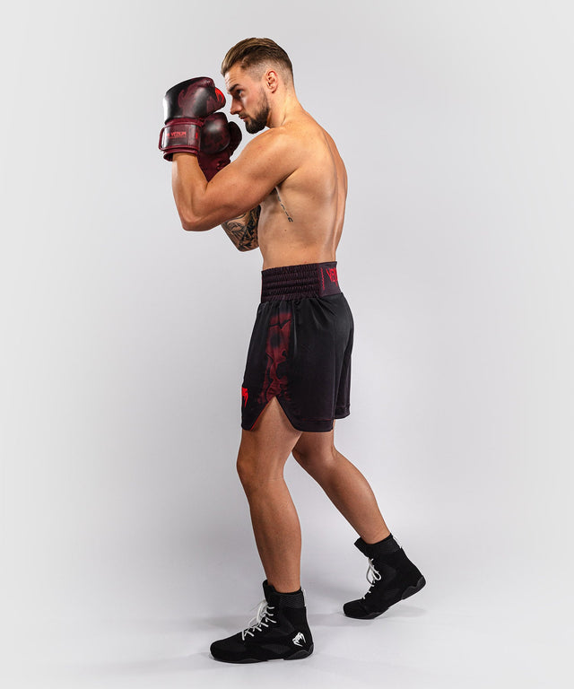 Pantaloncini da boxe Venum Spectre – Nero/Rosso
