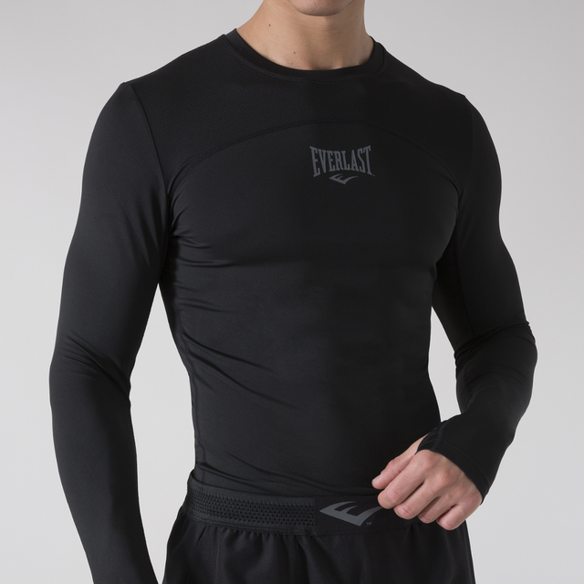 Rashguard Everlast Maniche Lunghe – Nero