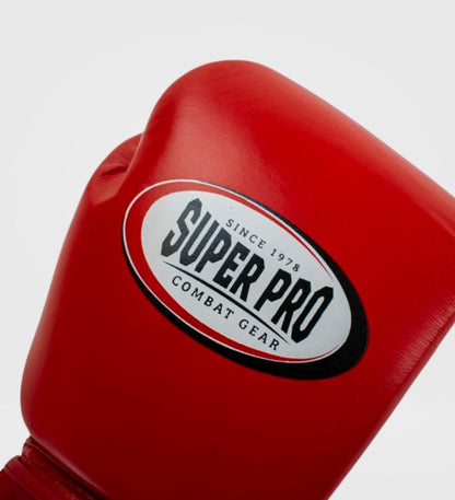 Gants de boxe Super Pro Thai Pro - Rouge