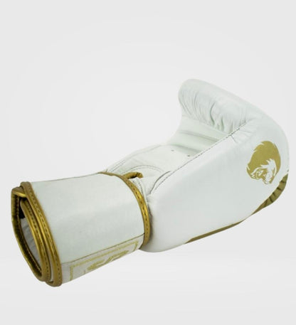 Gants de boxe Super Pro Warrior - Blanc/Doré