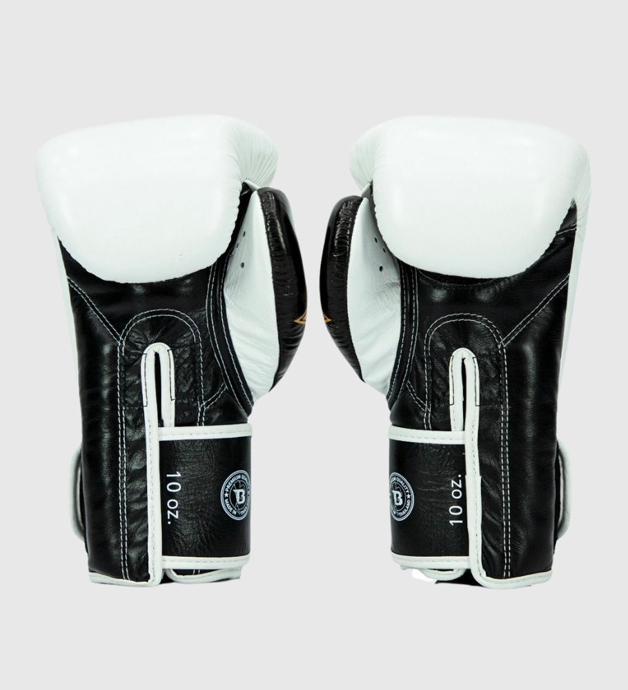 Gants de boxe Fairtex FXB V2 - Blanc/Noir/Doré