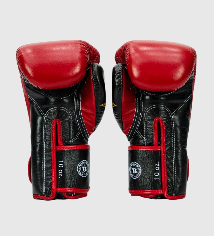 Gants de boxe Fairtex FXB V2 - Rouge/Noir/Doré