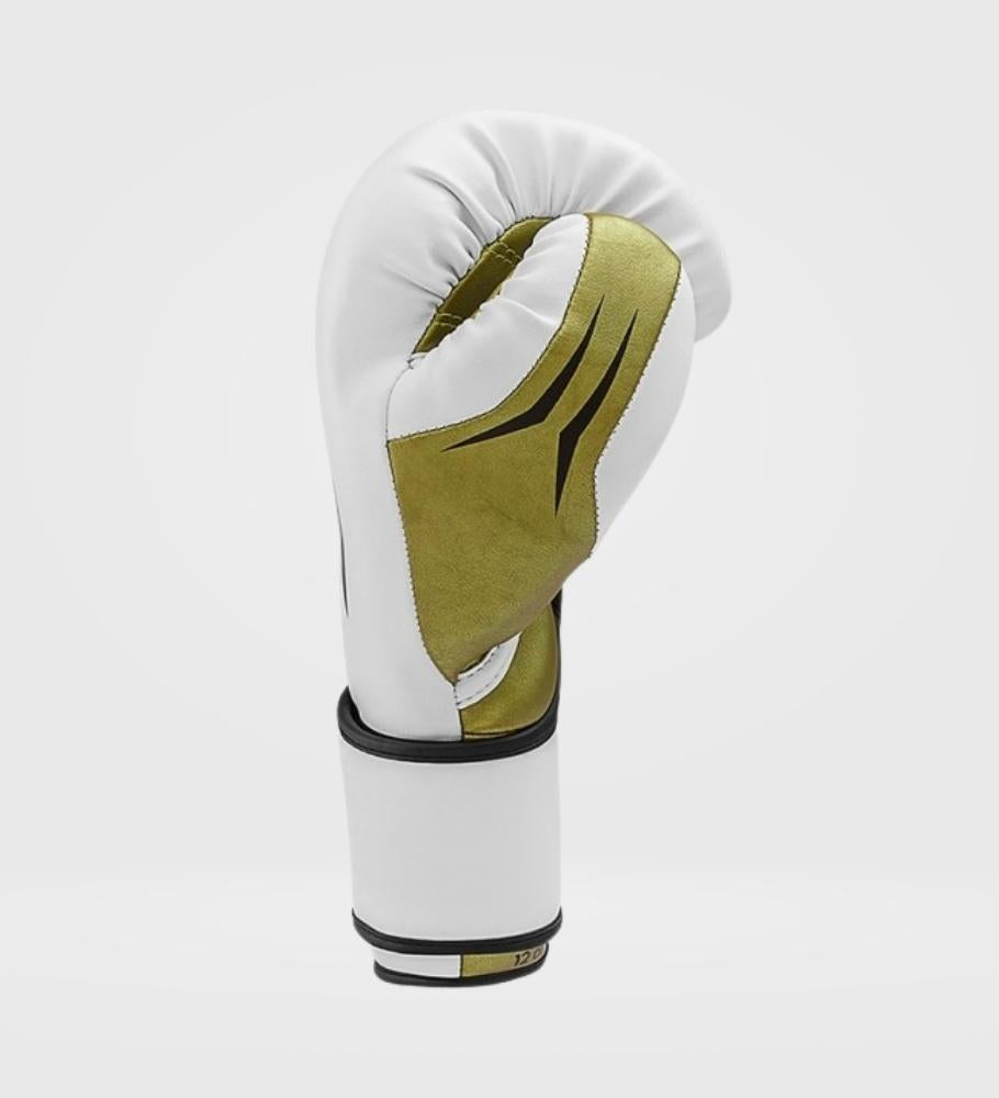 Gants de boxe Adidas Speed TILT 350V Pro - Blanc/Doré