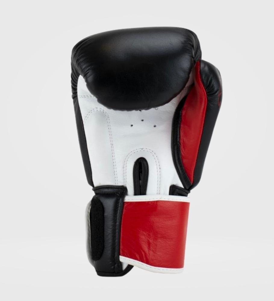 Gants de boxe Super Pro Warrior - Noir/Rouge/Blanc