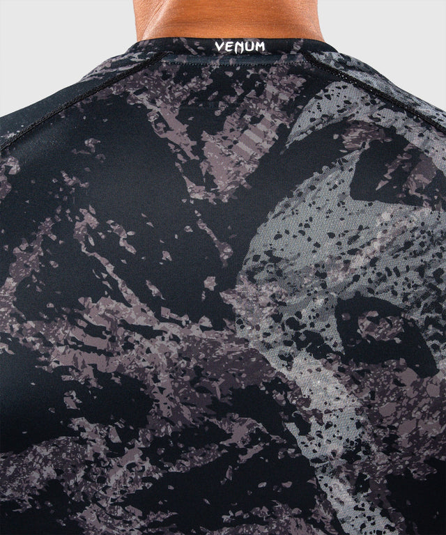Rashguard Venum Rage & Workout Manga Larga – Negro/Gris