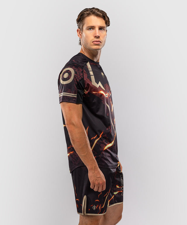 T-shirt Venum x Jujutsu Kaisen Sukuna – Nero/Beige chiaro