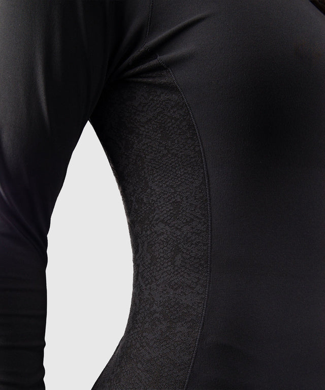 Rashguard Venum Viper Manches Longues Femme – Noir